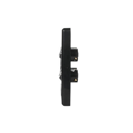 Clipsal Classic C2000 Series 4 Gang Light Switch 10A 250V Vertical | Black | C2034VA-BK