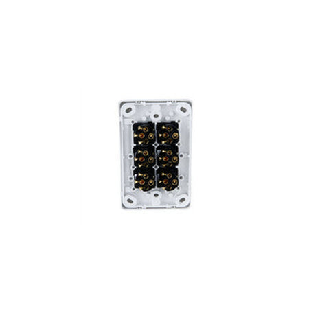 Clipsal Classic C2000 6 Gang Vertical Light Switch 10A | White Electric | C2036VA-WE