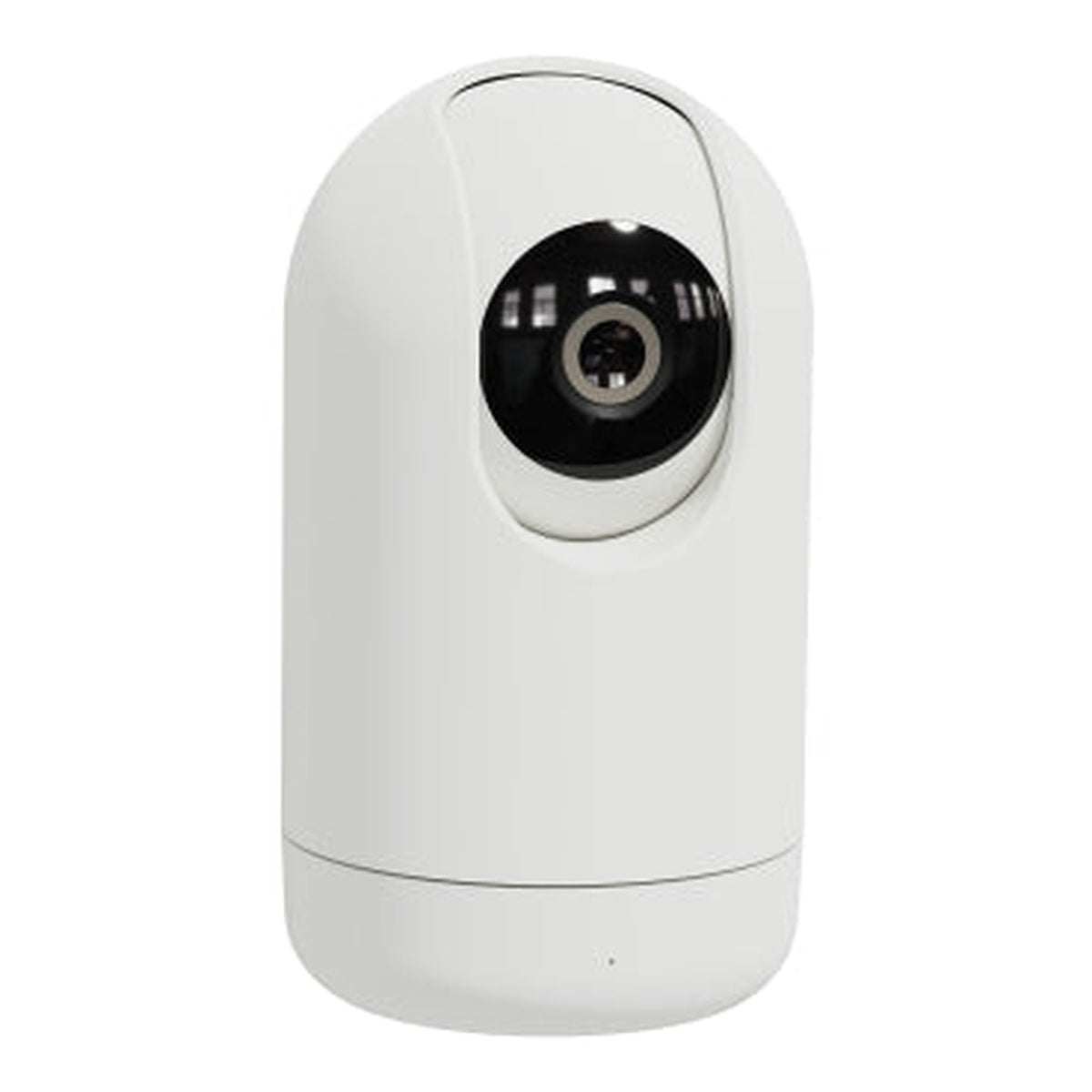 Clipsal Wiser CLP723419 indoor Wi-Fi camera in white - front angled view