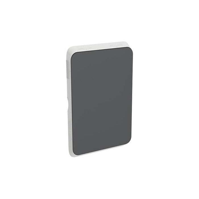 Clipsal Iconic Blank Switch Plate Skin | Anthracite | 3040C-AN