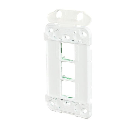 Clipsal Iconic 3 Gang Switch Grid Plate, Horizontal/Vertical Mount | White | 3043G