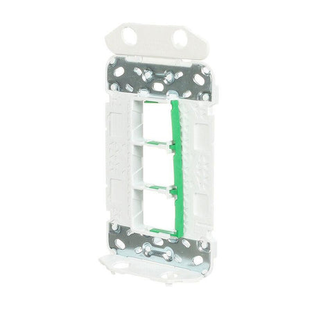 Clipsal Iconic 3 Gang Switch Grid Plate, Horizontal/Vertical Mount | White | 3043G