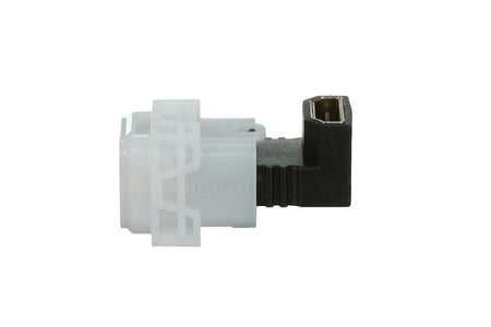 Clipsal Iconic HDMI 1.4 Adaptor Mechanism, Angled Rear | Translucent | 40HDMIA-TN