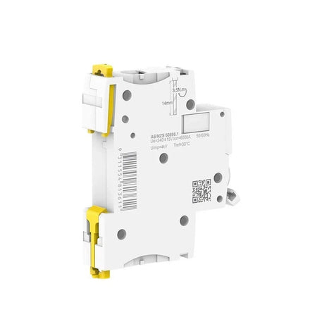 Clipsal MAX9 32A Single-Pole C-Curve 6kA Circuit Breaker | White | MX9MC132