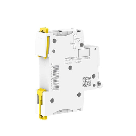 Clipsal MAX9 50A Single-Pole Circuit Breaker 6kA C Curve | White | MX9MC150