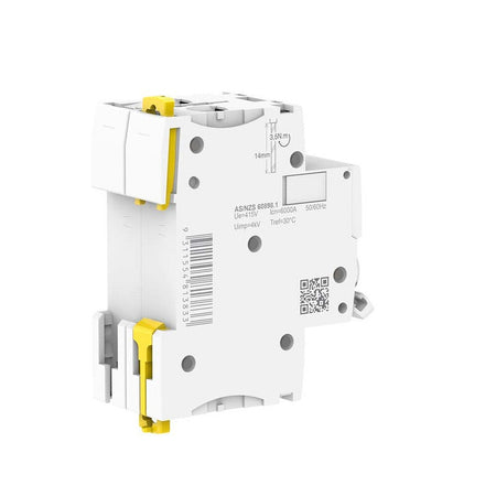 Clipsal MAX9 Miniature Circuit Breaker 2 Pole 50A C Curve 6kA | White | MX9MC250
