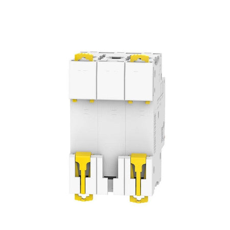 Clipsal MAX9 63A 3-Pole C-Curve 6kA Incomer Circuit Breaker | White with Red Toggle | MX9MC363R