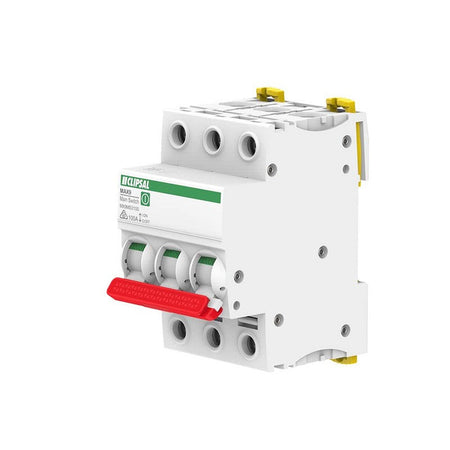 Clipsal MAX9 Main Isolator Switch 3 Pole 100A 415V | White | MX9MS3100