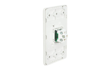 Clipsal Prestige P2000 1 Gang Vertical Flush Switch 10A, 230/240V | White Electric | P2031VA-WE