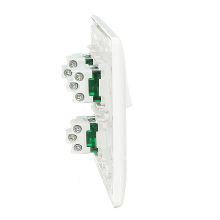 Clipsal Prestige 3 Gang Flush Switch | White Electric | P2033/2VA-WE