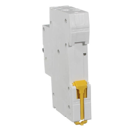 Clipsal Resi MAX 10A Slim RCBO 1P+N 30mA Type A 4.5kA | White/Black | RCBE210/30S