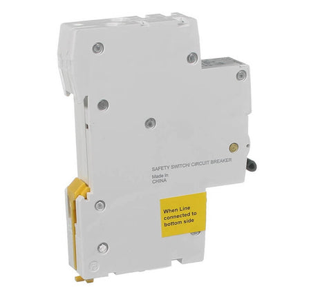 Clipsal Resi MAX Slim RCBO 25A 1P+N 30mA Type A | White | RCBE225/30S