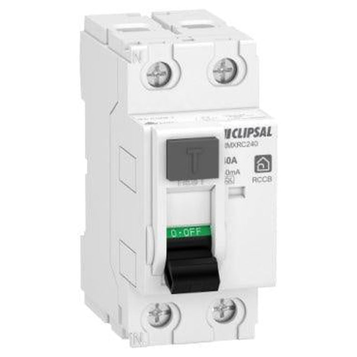 Clipsal Resi MAX 40A 2 Pole RCD 30mA Type A | White | RMXRC240