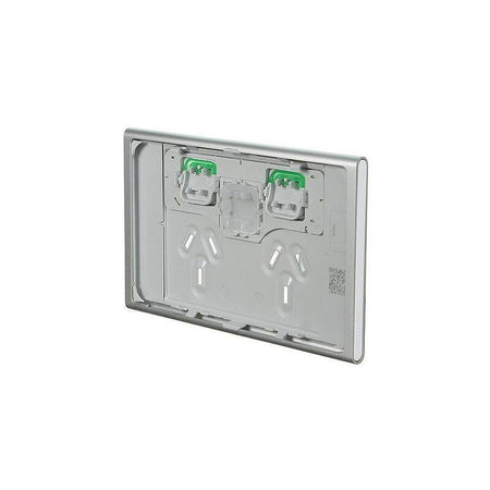 Clipsal Iconic Styl Double Power Point Skin with Extra Switch | Silver | S3025XC-SV