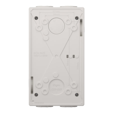 Clipsal Weathershield 20A Single-Pole IP66 Isolating Switch | Chemical Resistant Grey | WHB120-RG