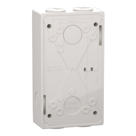 Clipsal Weathershield 20A Single-Pole IP66 Isolating Switch | Chemical Resistant Grey | WHB120-RG