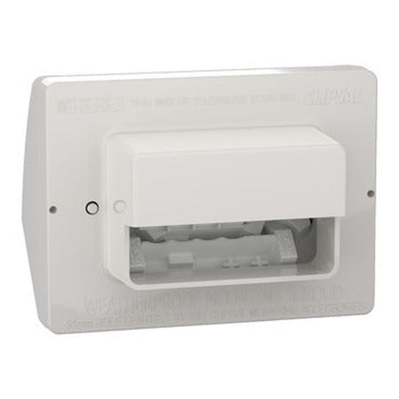 Clipsal Weathershield Flush Double Power Point 10A IP54 | Chemical Resistant Grey | WSCF227/2-RG