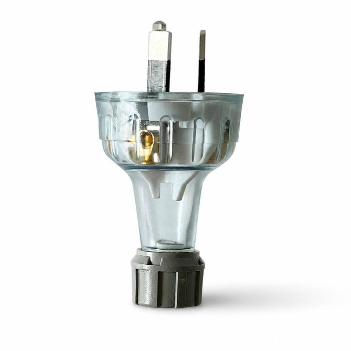 Sparky Stock Rewireable 3 Pin Plug 10A 250V | Transparent | SS-PLUG-10A-TR