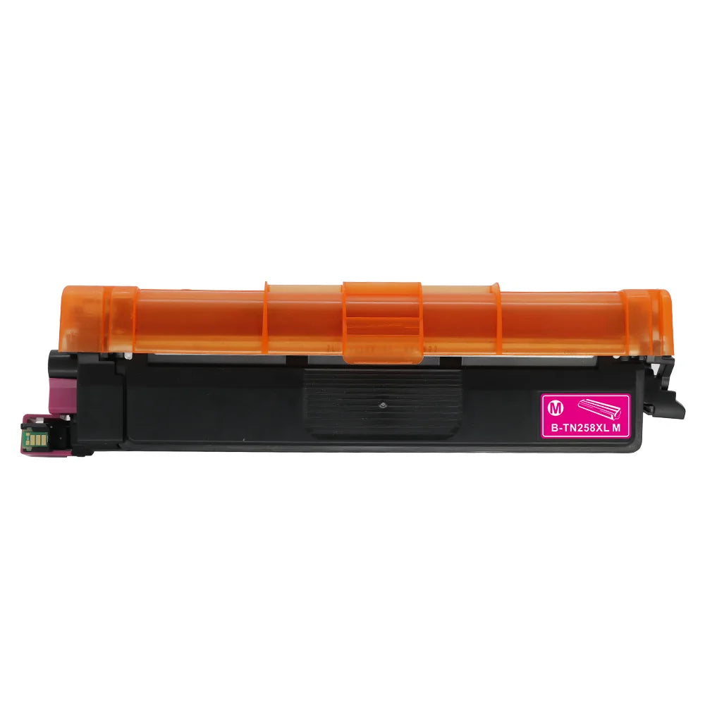 Compatible Brother TN258XLM magenta high yield toner cartridge