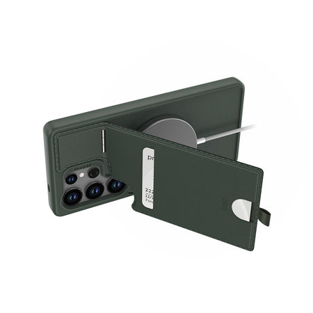 EFM Berlin Wallet Case for Samsung Galaxy S25 Ultra - Green | EFCBLSG296GRN