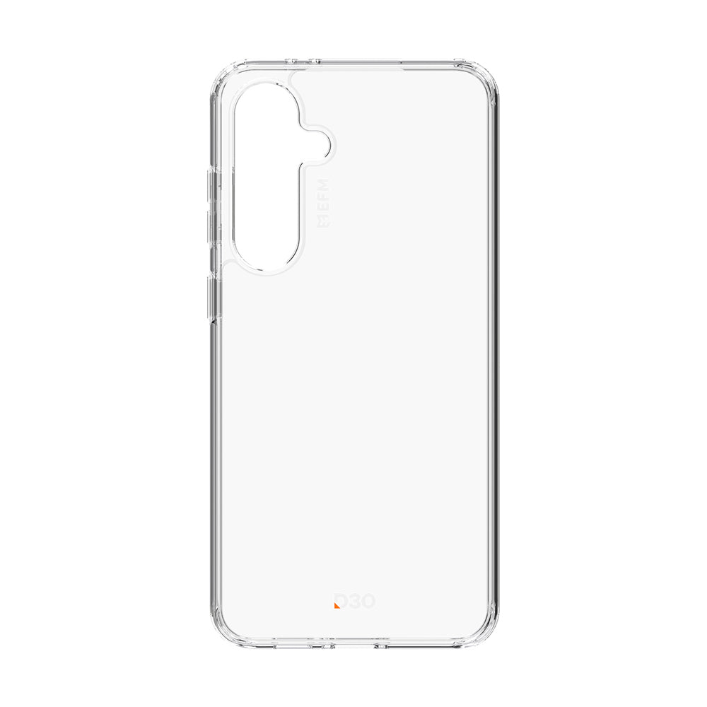 EFM Alaska D3O BIO Clear case for Samsung Galaxy S24 FE, rear view