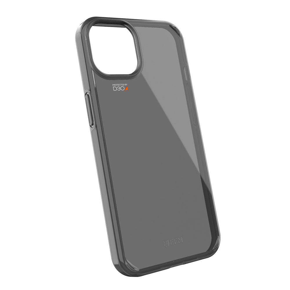 EFM Alaska iPhone 12 Pro Max and iPhone 13 Pro Max Smoke Black case, angled exterior view