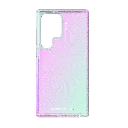 EFM Aspen D3O Crystalex Samsung Galaxy S23 Ultra Case | Glitter Pearl | EFCDUAE284GLP