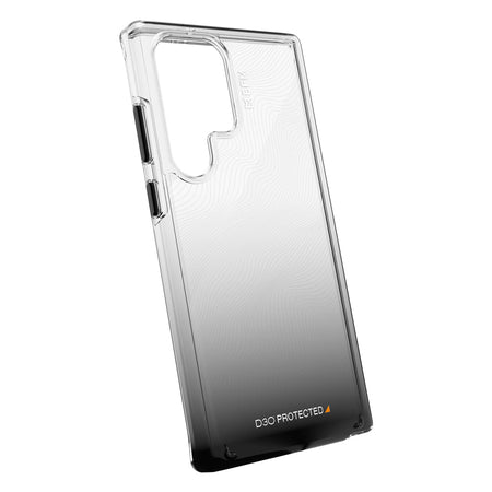 EFM Aspen D3O Crystalex Samsung Galaxy S23 Ultra Case | Black Gradient | EFCDUAE284BLA