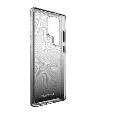 EFM Aspen D3O Crystalex Samsung Galaxy S23 Ultra Case | Black Gradient | EFCDUAE284BLA