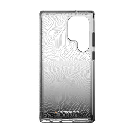 EFM Aspen D3O Crystalex Samsung Galaxy S23 Ultra Case | Black Gradient | EFCDUAE284BLA