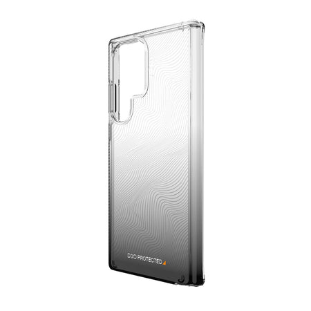 EFM Aspen D3O Crystalex Samsung Galaxy S23 Ultra Case | Black Gradient | EFCDUAE284BLA
