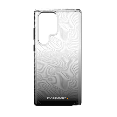 EFM Aspen D3O Crystalex Samsung Galaxy S23 Ultra Case | Black Gradient | EFCDUAE284BLA