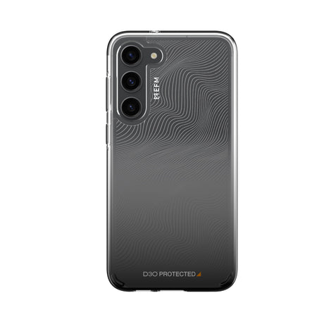 EFM Aspen D3O Crystalex Case for Samsung Galaxy S23 | Black Gradient | EFCDUAE282BLA