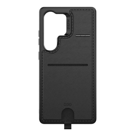 EFM Berlin Wallet Case with D3O BIO for Samsung Galaxy S25 Ultra in Black