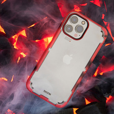 EFM Cayman D3O Crystalex Case for iPhone 13 Pro | Thermo Fire | EFCCAAE194THF