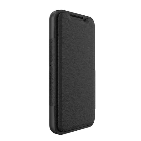 EFM Monaco ELeather D3O Wallet Case for Samsung Galaxy S23+ | Black/Space Grey | EFCFLAE283BLA