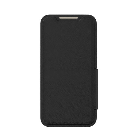 EFM Monaco ELeather D3O Wallet Case for Samsung Galaxy S23+ | Black/Space Grey | EFCFLAE283BLA