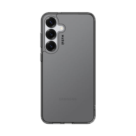 EFM Zurich case for Samsung Galaxy S25+ in Smoke/Black, fitted rear view