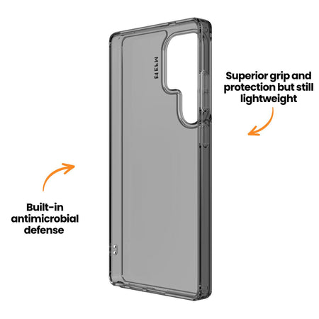 EFM Zurich Case for Samsung Galaxy S25+ | Smoke/Black | EFCTPSG295BLA