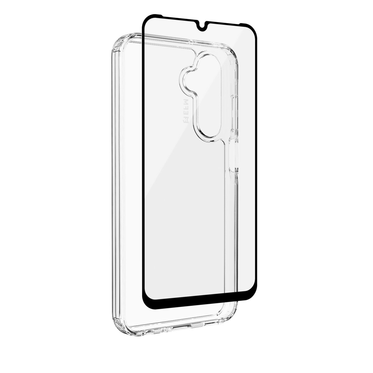 EFM clear Zurich case and Impact glass screen protector bundle for Samsung Galaxy A25 5G