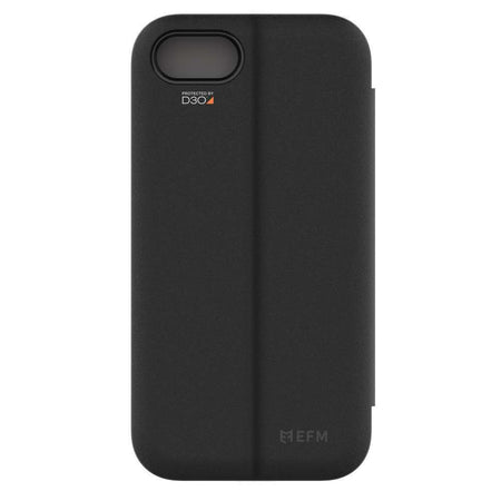 EFM Miami Wallet Case for iPhone SE (2020/2022), 8, 7, 6s and 6 | Jet Black | EFCTFAE149JET