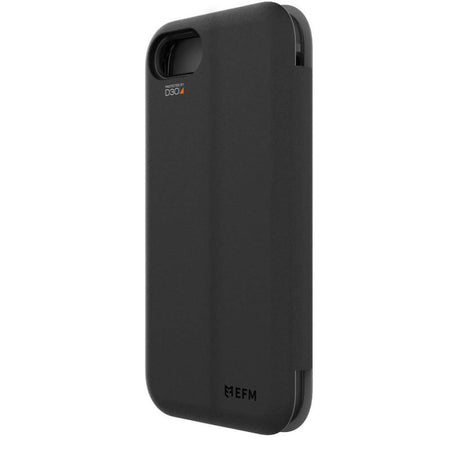 EFM Miami Wallet Case for iPhone SE (2020/2022), 8, 7, 6s and 6 | Jet Black | EFCTFAE149JET