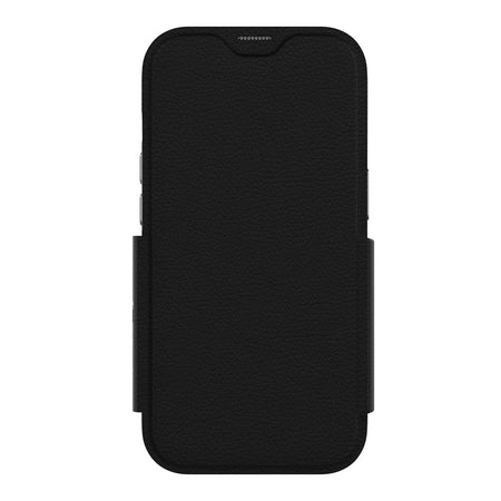 EFM Monaco ELeather MagSafe Case with Wallet for iPhone 14 Plus | Black / Space Grey | EFCFLAE197BLA
