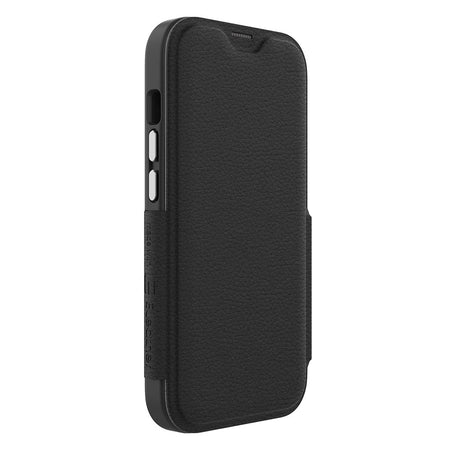 EFM Monaco ELeather MagSafe Case with Wallet for iPhone 14 Plus | Black / Space Grey | EFCFLAE197BLA