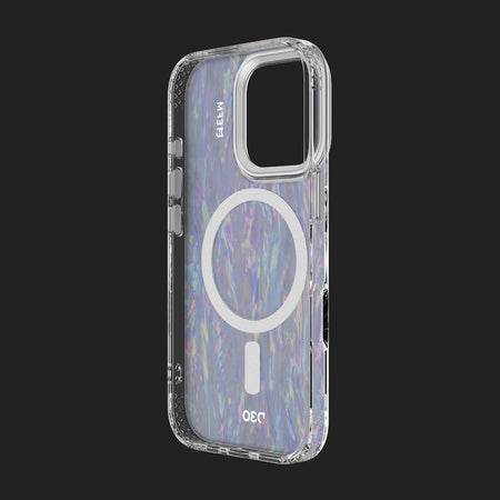EFM Volta D3O Bio MagSafe Case for iPhone 16 Pro | Mother of Pearl | EFCVTAE611PEA