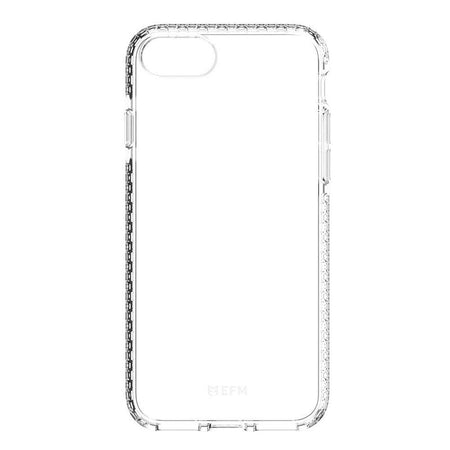 EFM Zurich clear case for iPhone SE 2020 and 2022, 8, 7, 6s and 6, rear view