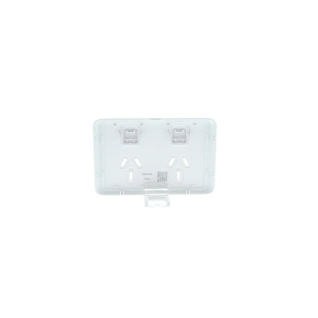 Clipsal Iconic Double Power Point Cover (Skin Only) | Extra White | 3025C-XW