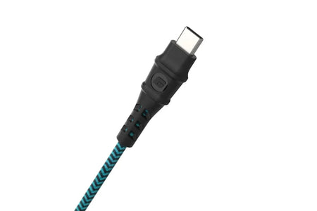 Gumdrop DropTech USB-C Headset with Microphone | Black/Blue | 01H025