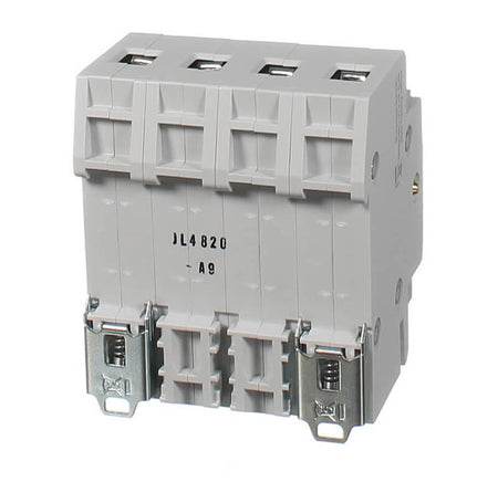 Hager Manual Changeover Switch 2 Pole 63A 230V DIN Rail Centre Off | White | SF263