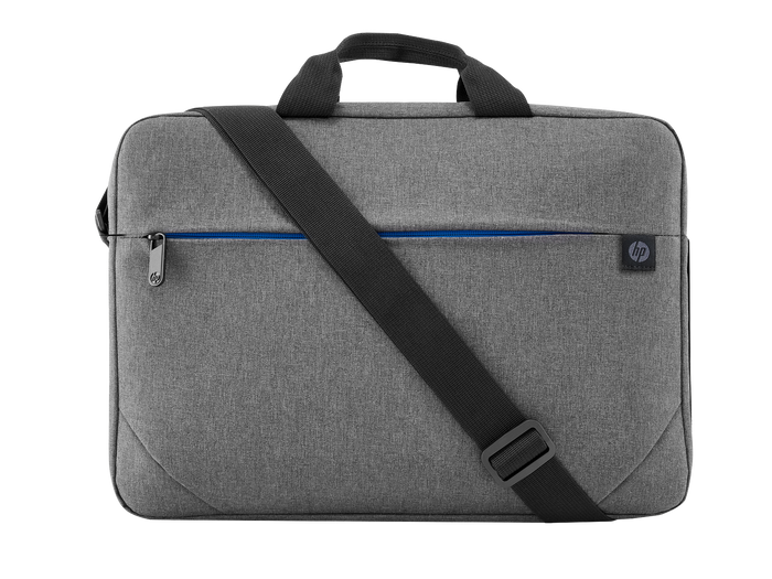HP Prelude 15.6" Top Load Laptop Bag | Grey & Black | 1E7D7AA